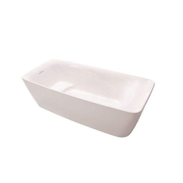 Ảnh của Bồn tắm đá cẩm thạch cao cấp đặt sàn PJY1724PWE#GW