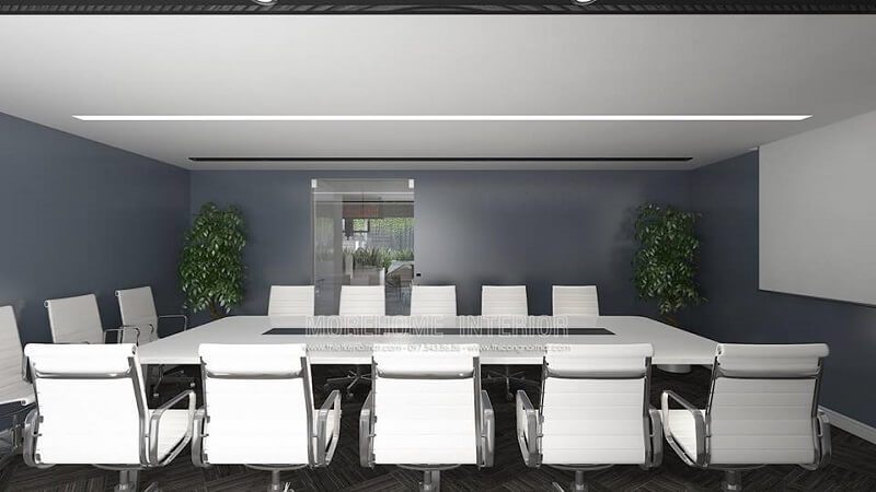 Mẫu thiết kế văn phòng họp hiện đại, khoa học cho công ty công nghê thông tin