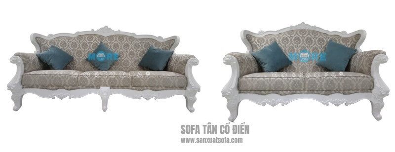 Sofa tân cổ điển đẹp luôn là lựa chọn hàng đầu cho những gia chủ vừa yêu thích phong cách cổ điển nhưng vẫn theo kịp xu hướng hiện đại